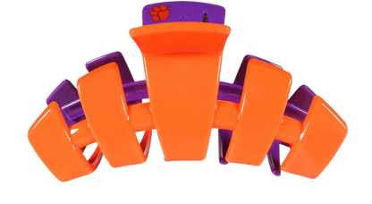 Teleties Clemson Hair Clip - Large
