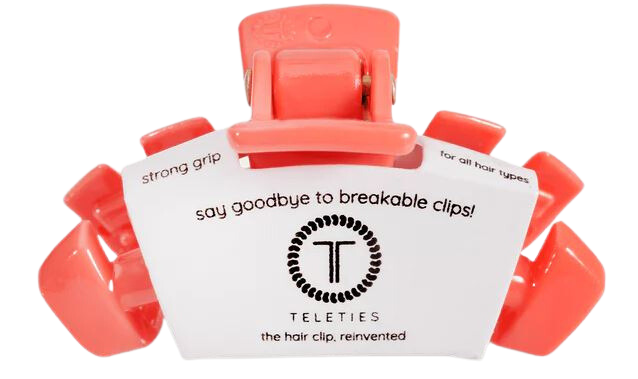 Teleties Coral Hair Clip - Tiny