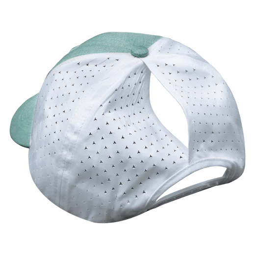 FISHING-6PANEL-SHALLOW-PONYTAIL The Heartbeat Brand Fishing Hat