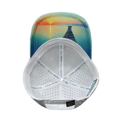 FISHING-6PANEL-SHALLOW-PONYTAIL The Heartbeat Brand Fishing Hat