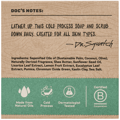 Dr. Squatch 5oz Bar Soap - Rainforest Rapids