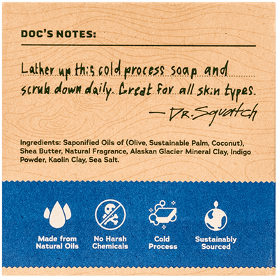 Dr. Squatch 5oz Bar Soap - Fresh Falls