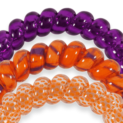 TT-L-516 Teleties Go Tigers! Large Hair Ties