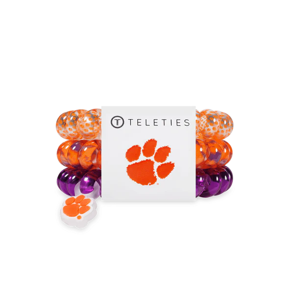 TT-L-516 Teleties Go Tigers! Large Hair Ties