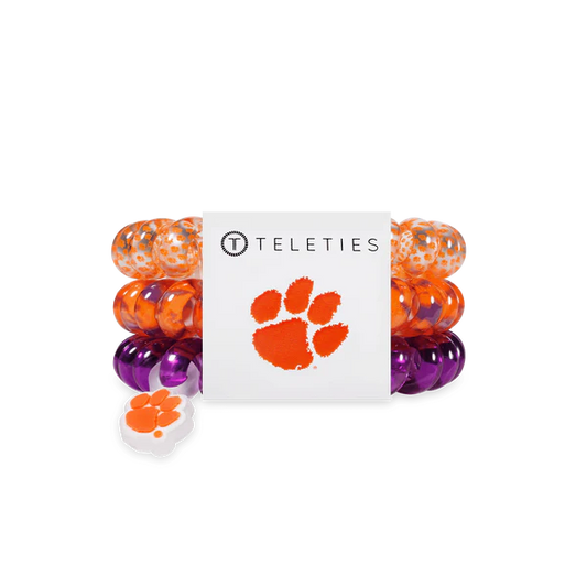 TT-L-516 Teleties Go Tigers! Large Hair Ties