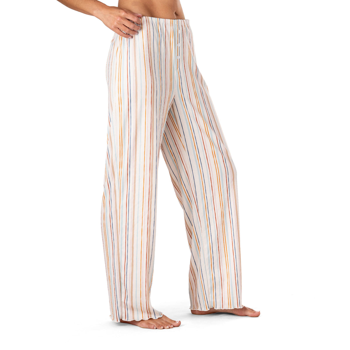 HMSRT_SFLX Hello Mello® Snooze Fest Ribbed Pajama Pants 0