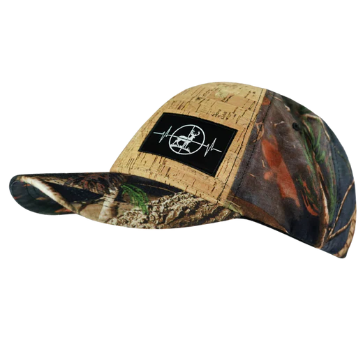 HUNTING-6PANEL-SHLLW FIT-CORK-FALL The Heartbeat Brand Fall Camo