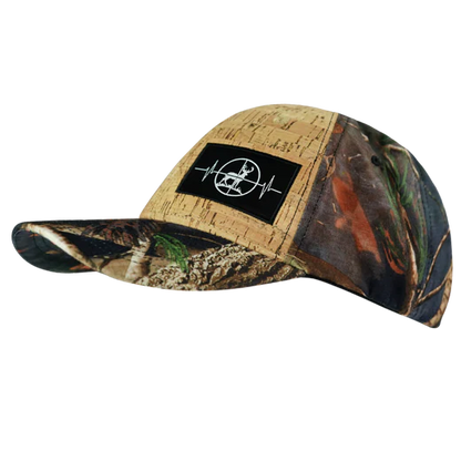 HUNTING-6PANEL-SHLLW FIT-CORK-FALL The Heartbeat Brand Fall Camo