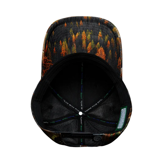 HUNTING-6PANEL-SHLLW FIT-CORK-FALL The Heartbeat Brand Fall Camo