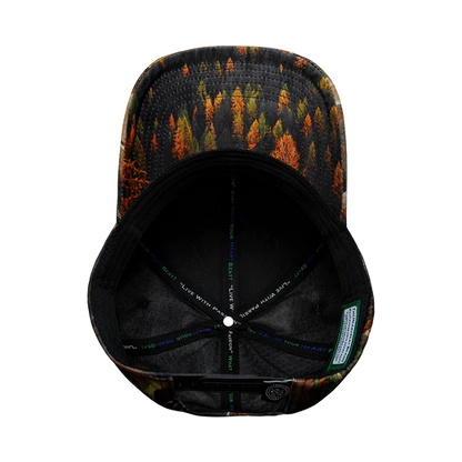 HUNTING-6PANEL-SHLLW FIT-CORK-FALL The Heartbeat Brand Fall Camo