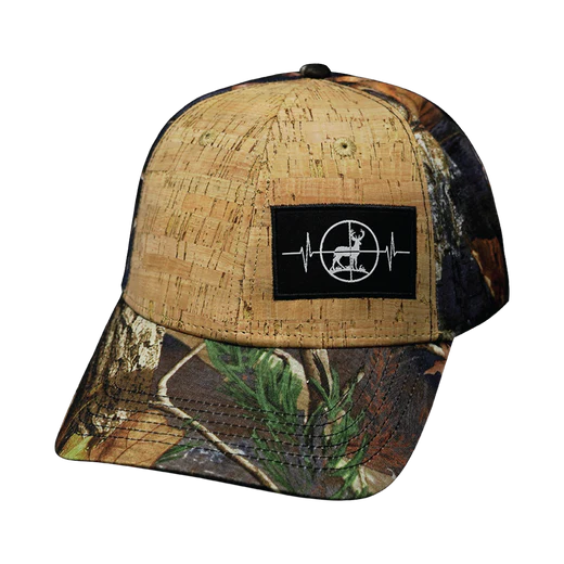 HUNTING-6PANEL-SHLLW FIT-CORK-FALL The Heartbeat Brand Fall Camo