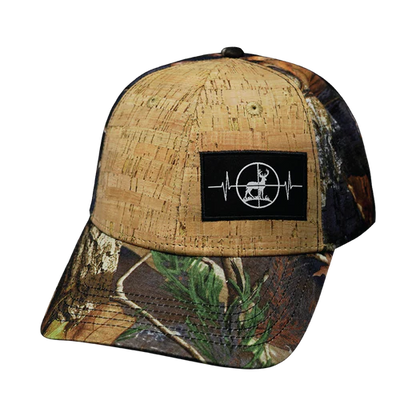 HUNTING-6PANEL-SHLLW FIT-CORK-FALL The Heartbeat Brand Fall Camo
