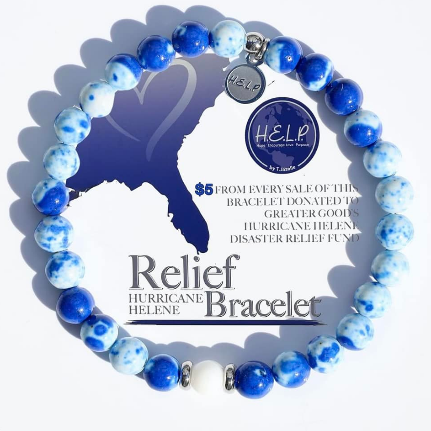 T. Jazelle Hurricane Relief Beaded Bracelet