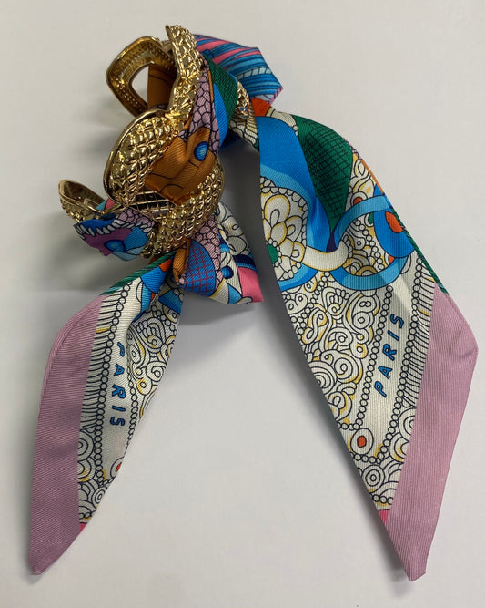 BR8106AB Paris Scarf Cuff Bracelet 0