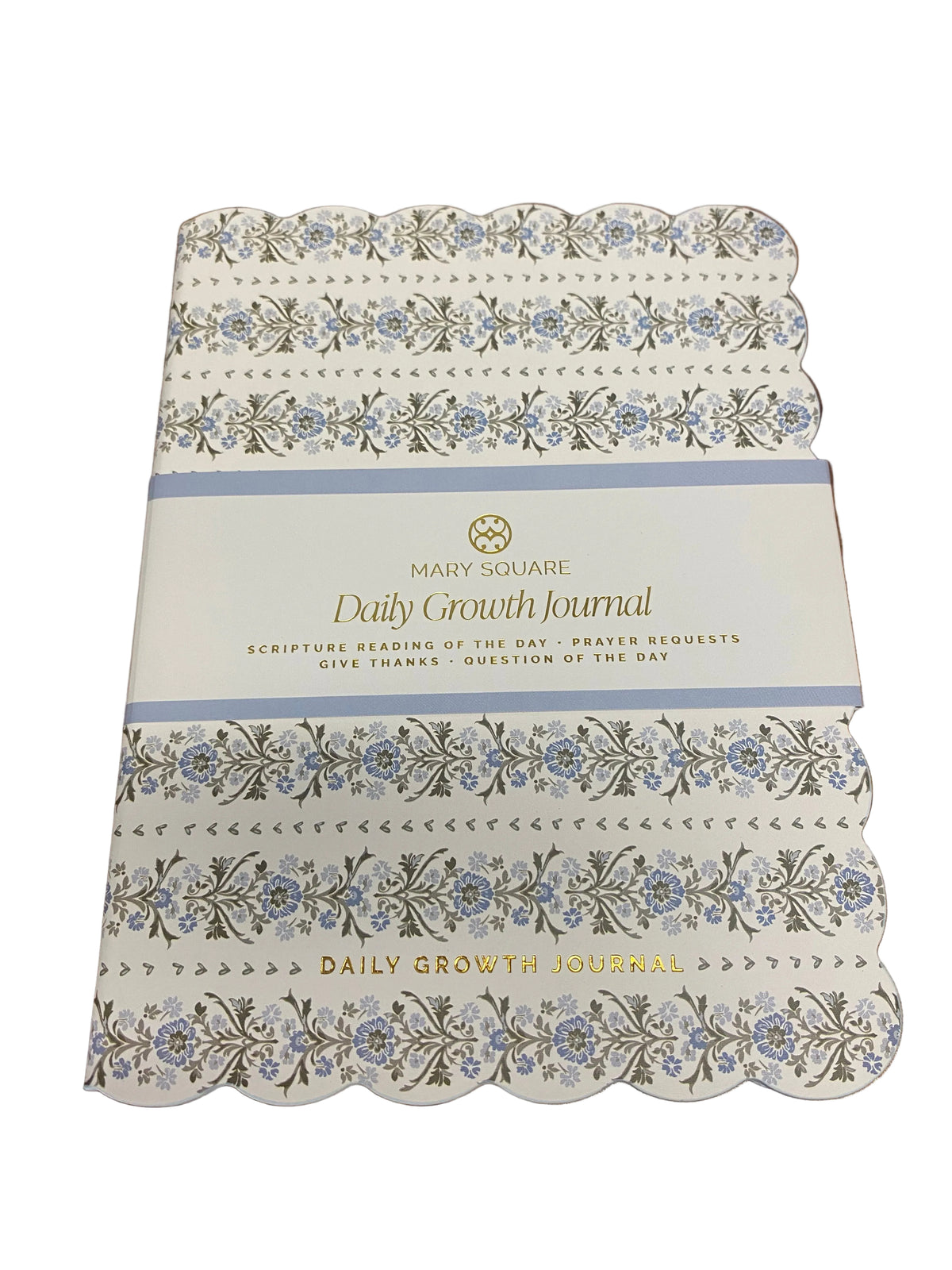 80184 Mary Square Daily Growth Journal Garden Row - Blue 0