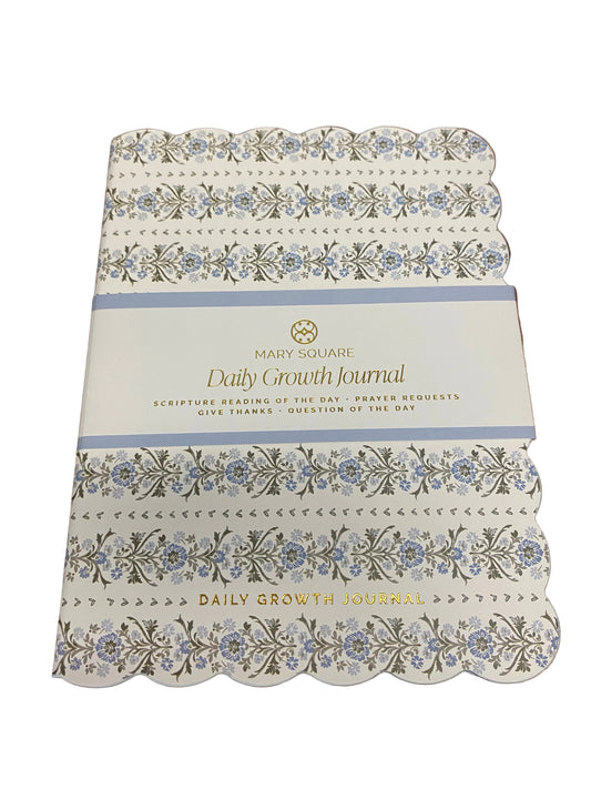 80184 Mary Square Daily Growth Journal Garden Row - Blue 0