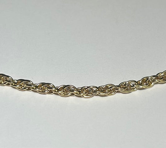 125TR 14K Gold Filled 3.3MM Loose Woven Rope