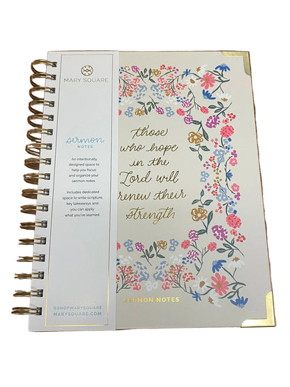 80170 Mary Square Sermon Notes Journal Those Who Hope 0