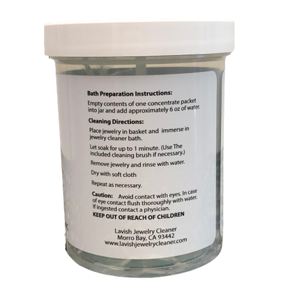 BATH-06-PRIV-EA Genelles Jewelry Bath Cleaner - 6oz