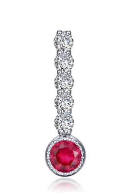 BP003 Lafonn Sterling Silver Birthstone Love Pendant 0