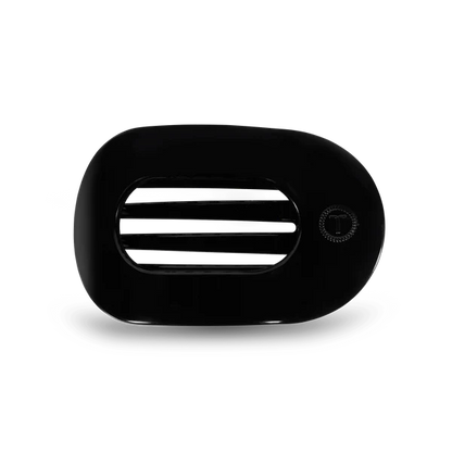 TT-FCM01-002 Teleties Jet Black Medium Flat Round Hair Clip
