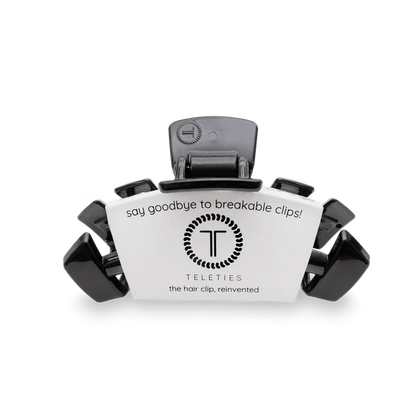 TT-CM01-002 Teleties Classic Jet Black Medium Claw Clip