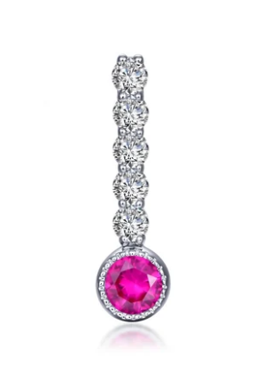 BP003 Lafonn Sterling Silver Birthstone Love Pendant 0