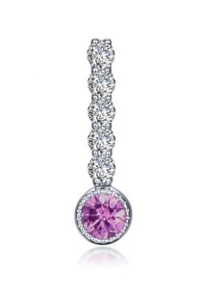 BP003 Lafonn Sterling Silver Birthstone Love Pendant 0