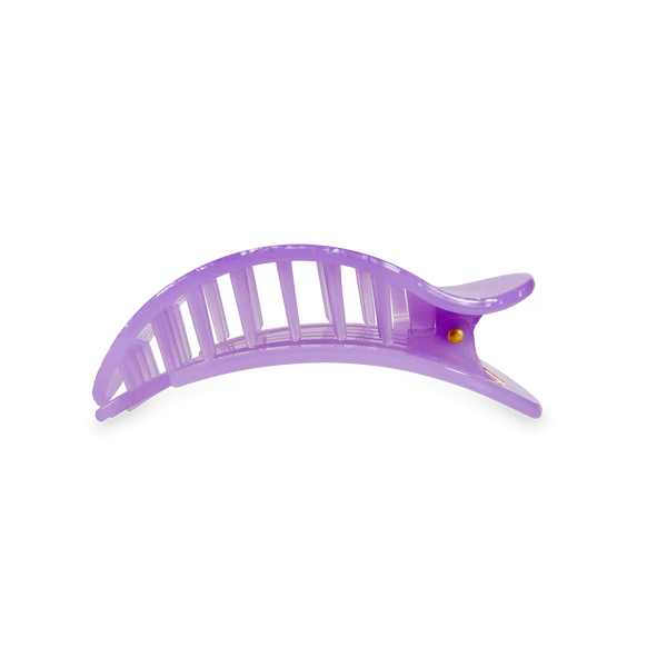 Teleties Lavender Mist Flat Round Hair Clip