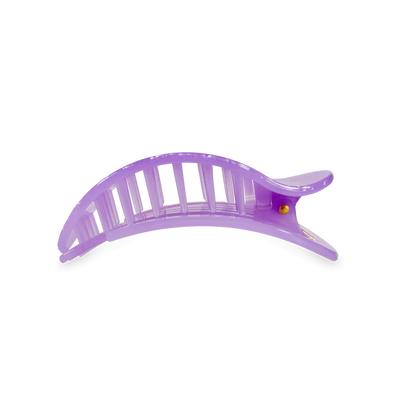 Teleties Lavender Mist Flat Round Hair Clip