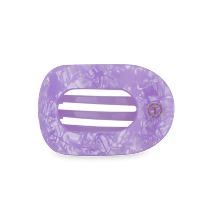 Teleties Lavender Mist Flat Round Hair Clip