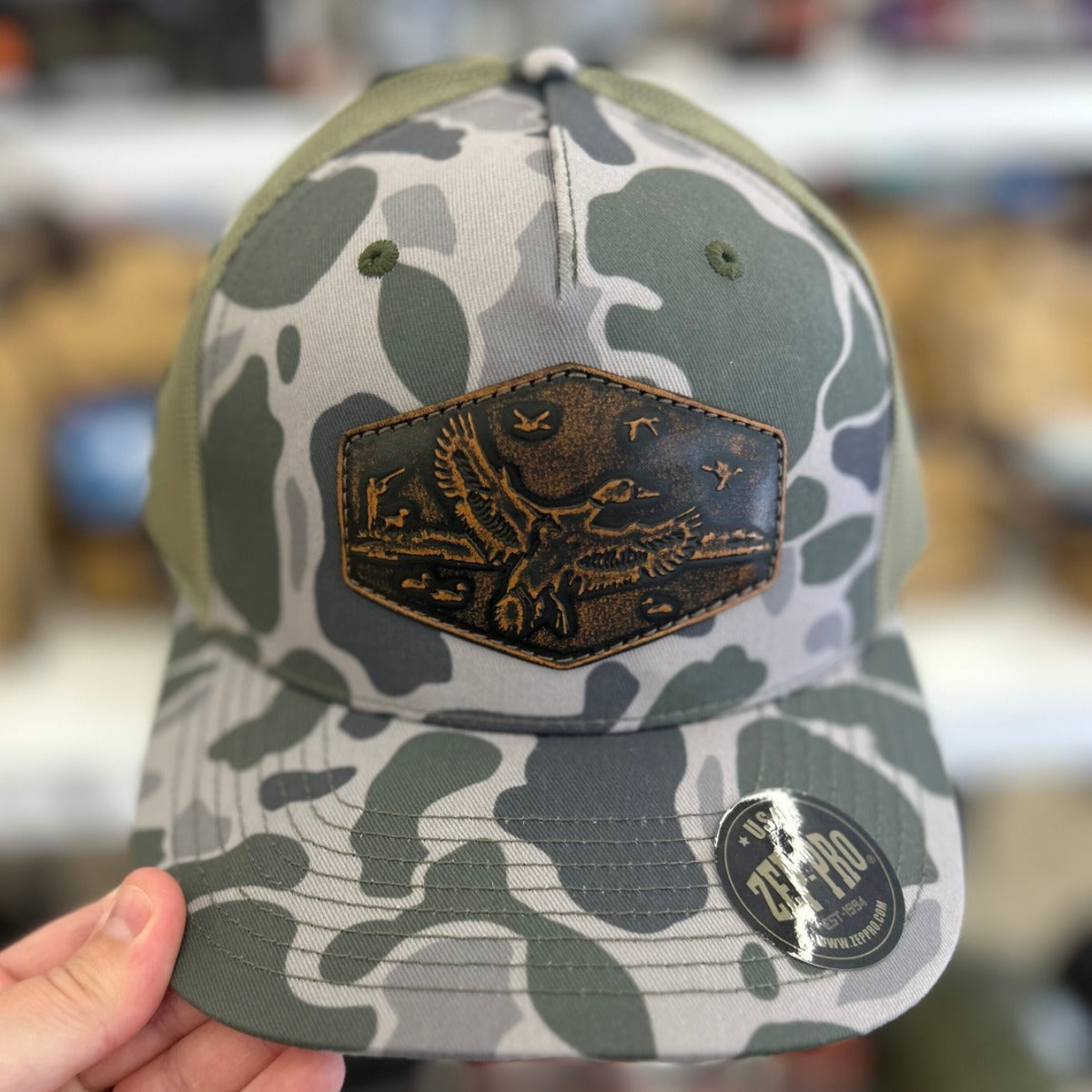 Men's Mallard Hat - Green Camo