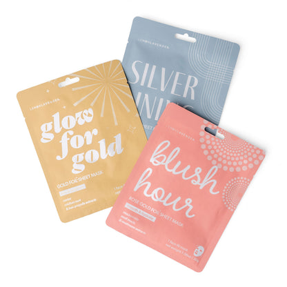 LLGG-U48 Lemon Lavender® Glow Getter Foil Face Masks 0