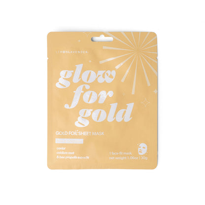 LLGG-U48 Lemon Lavender® Glow Getter Foil Face Masks 0