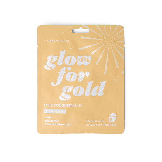 LLGG-U48 Lemon Lavender® Glow Getter Foil Face Masks 0