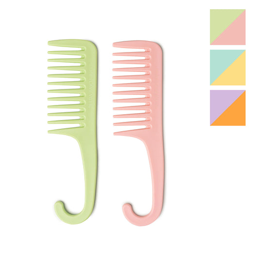 LLKNOT24 Lemon Lavender Knot Today Detangling 2PK Shower Comb 0