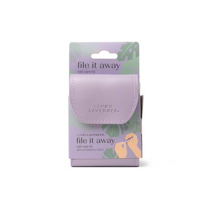 LLMANI12 Lemon Lavender® File It Away Nail Care Kit 0