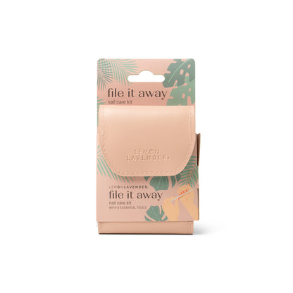 LLMANI12 Lemon Lavender® File It Away Nail Care Kit 0