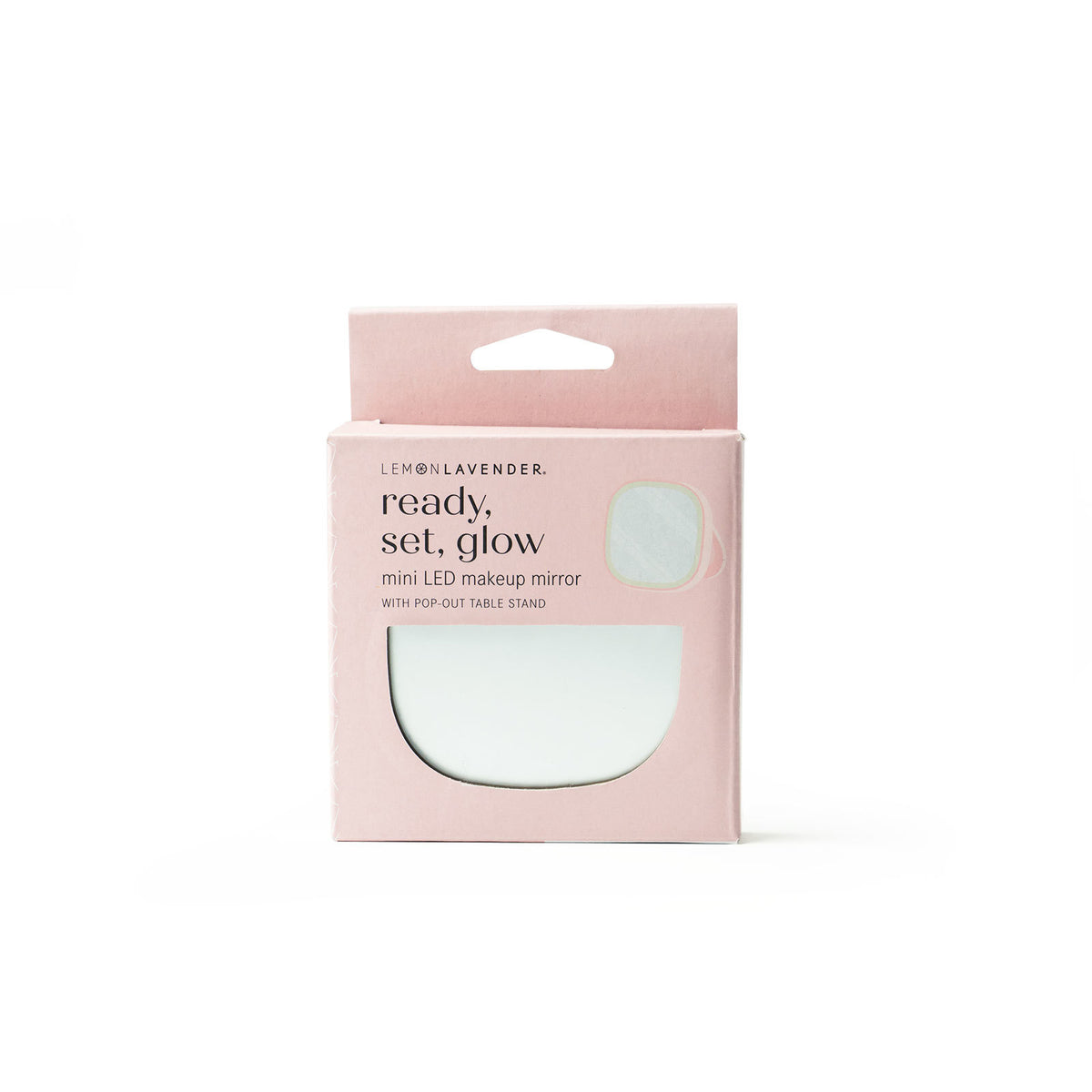 LLMMR24 Lemon Lavender LED light up Mini Mirror 0