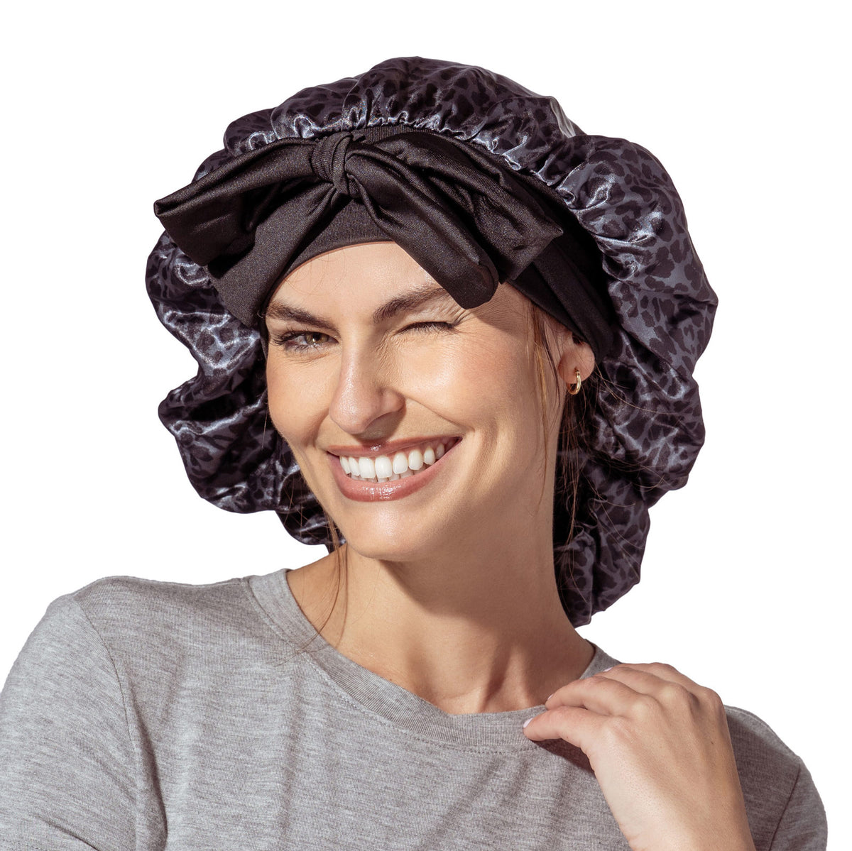 LLSCB24 Lemon Lavender® Snooze Control Satin Sleep Bonnet 0