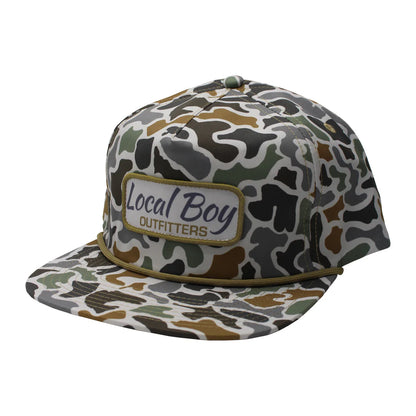 L0500038 Local Boy Youth Local Insignia Low Profile Rope Hat Localflage Bluff