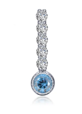 BP003 Lafonn Sterling Silver Birthstone Love Pendant 0