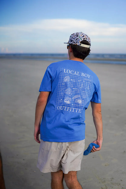L1000743 Local Boy Blueprint T-Shirt