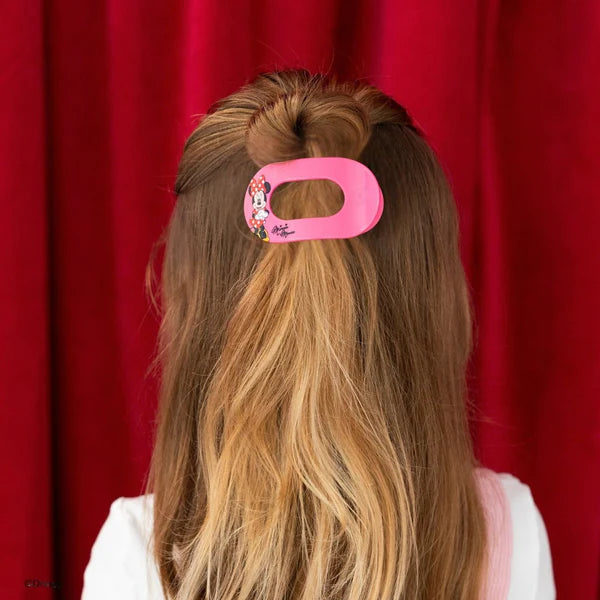 Teleties Minnie Mouse Flat Round Hair Clip