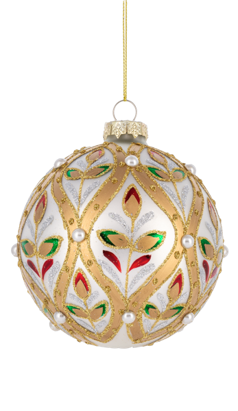MX197795 Ganz Scroll Work Pattern Ornaments 0