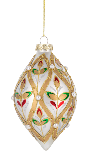 MX197795 Ganz Scroll Work Pattern Ornaments 0