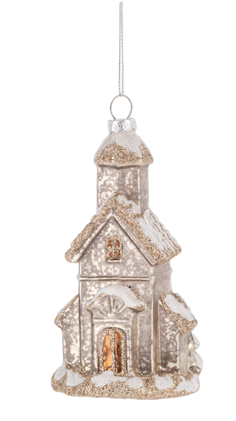 MX197836 Ganz Church Ornaments Glass 0