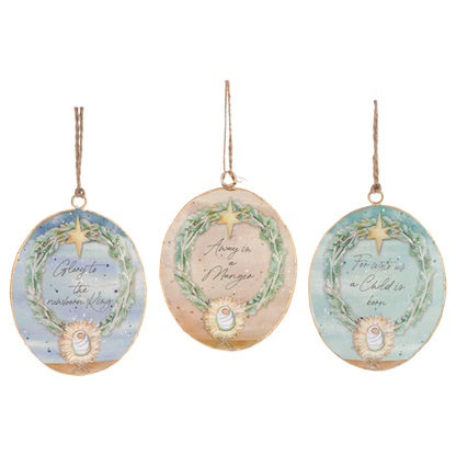 MX202361 Ganz Watercolor Angel Disk Ornaments 0