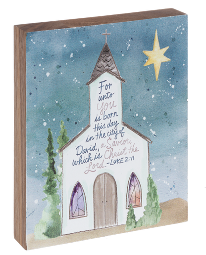 MX202372 Ganz Watercolor Church Art Blocks 0