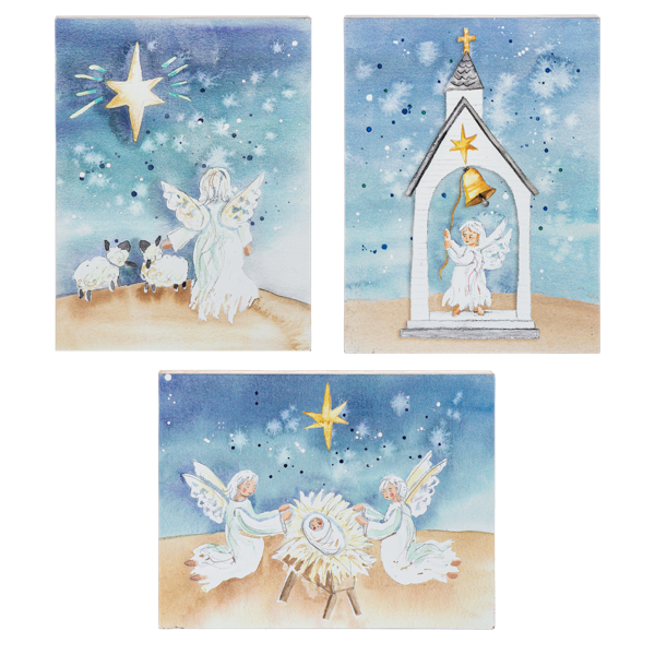 MX202373 Ganz Watercolor Spiritual Art Blocks 0